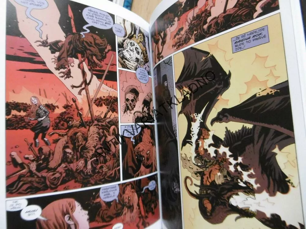 HELLBOY, BOUŘE A BĚSY, MIKE MIGNOLA, **an