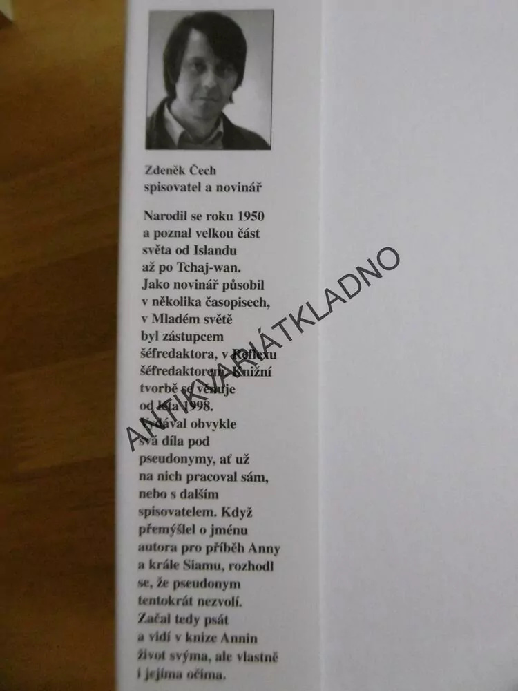 ANNA LEONOWENSOVÁ A KRÁL SIAMU MONGKUT, ZDENĚK ČECH, **an