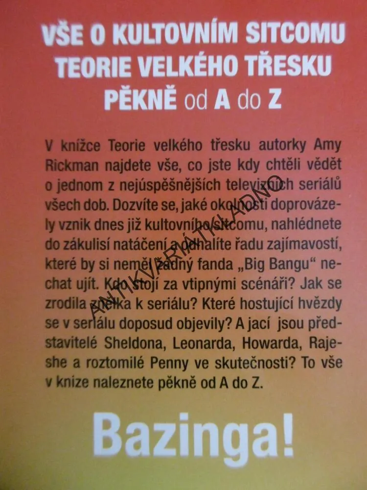 TEORIE VELKÉHO TŘESKU OD A DO Z, AMY RICKMAN,**an