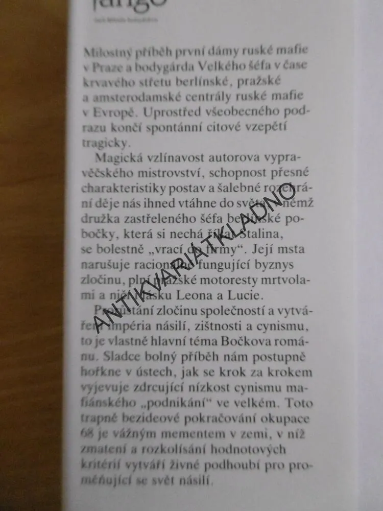RUSKÉ TANGO, JAROSLAV BOČEK,**an