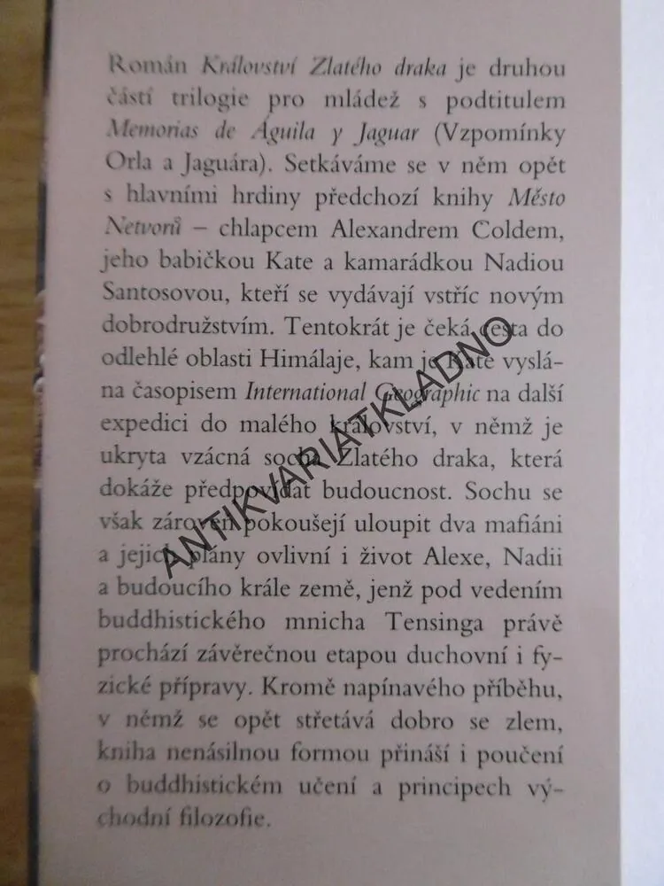 KRÁLOVSTVÍ ZLATÉHO DRAKA, ISABEL ALLENDE, **an