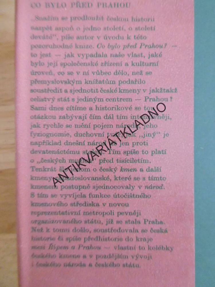 CO BYLO PŘED PRAHOU, VÁCLAV DAVÍDEK, **an