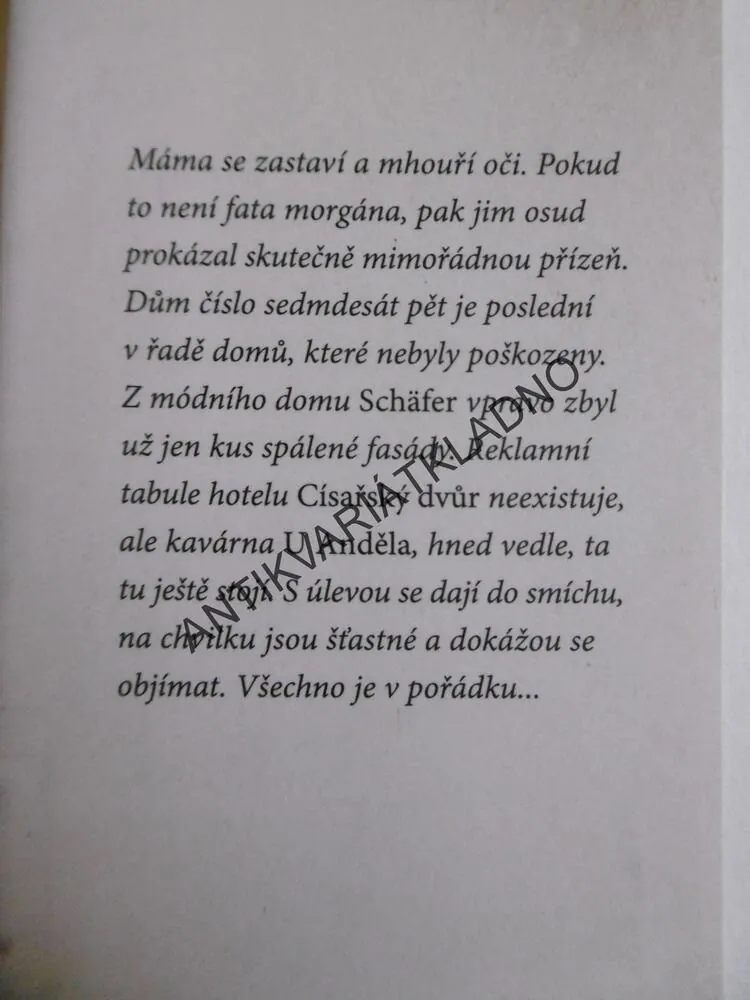 KAVÁRNA U ANDĚLA, NOVÁ DOBA, ANNE JACOBSOVÁ, **an