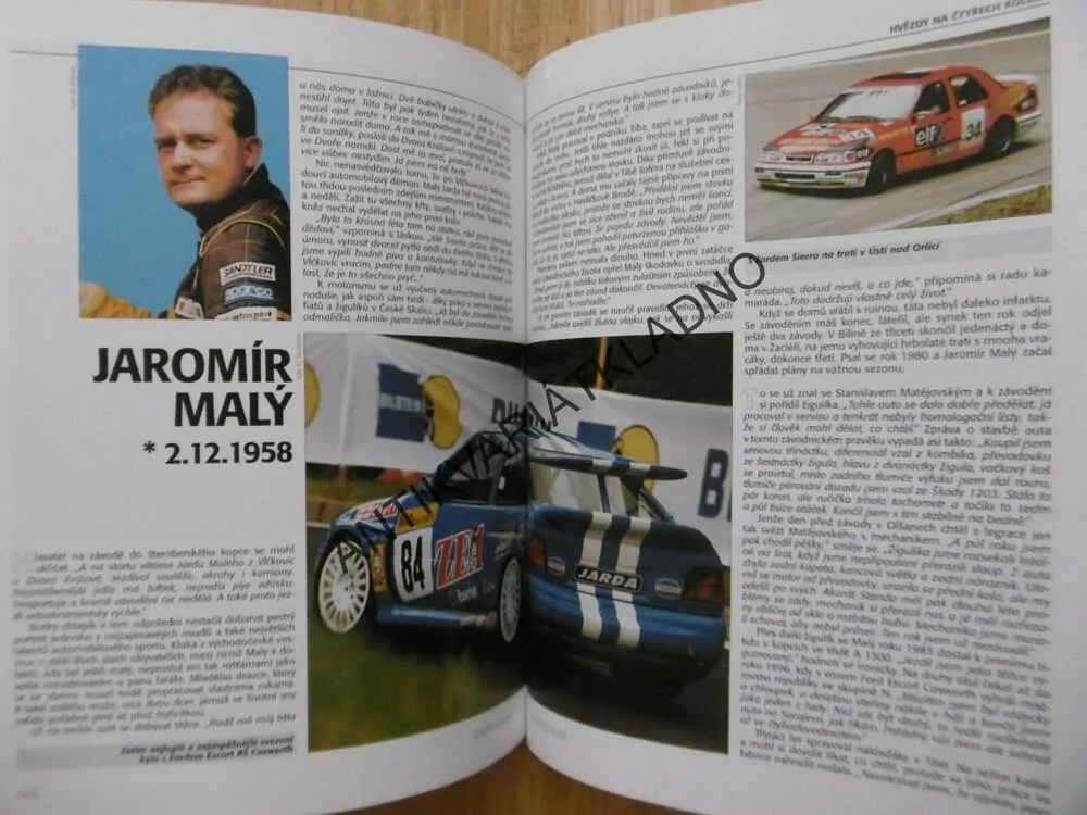 HVĚZDY NA ČTYŘECH KOLECH, **an