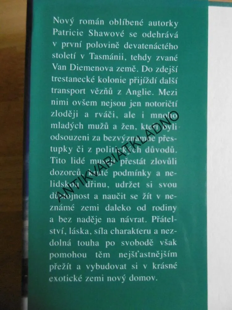 ZÁTOKA BOUŘÍ, PATRICIA SHAWOVÁ, **an