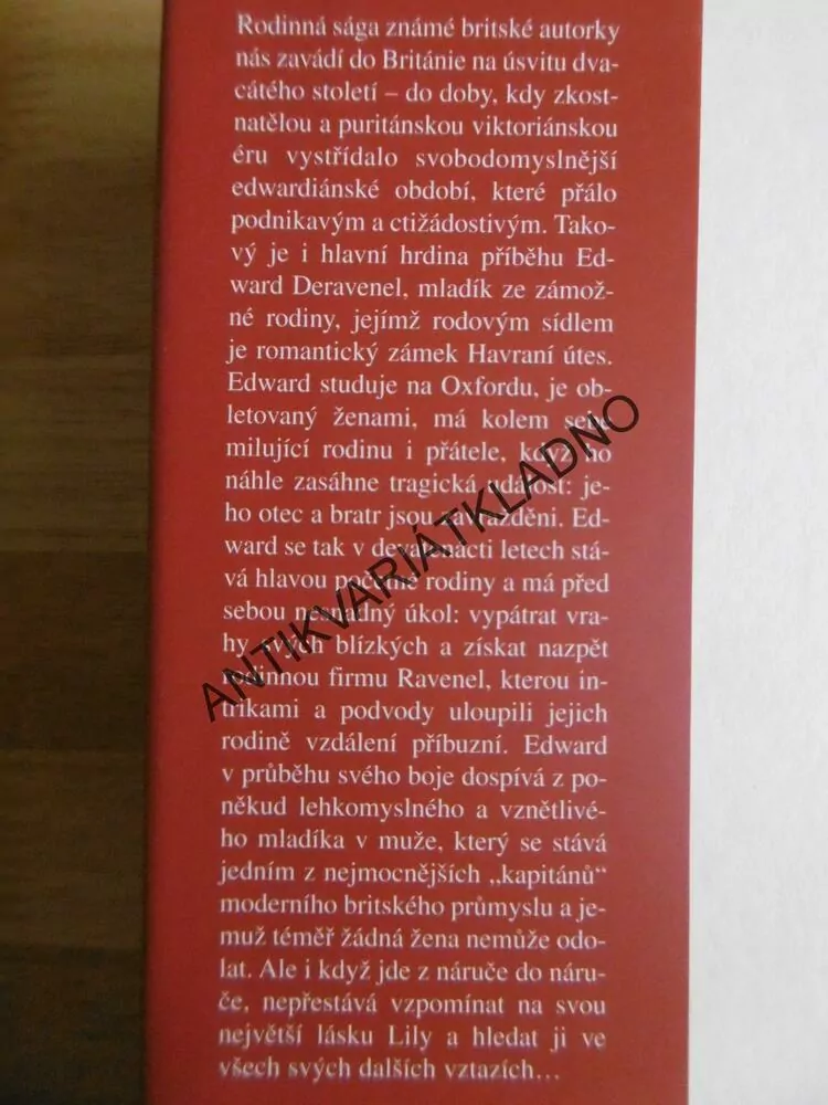 HAVRANÍ ÚTES, BARBARA TAYLOR BRADFORDOVÁ, **an
