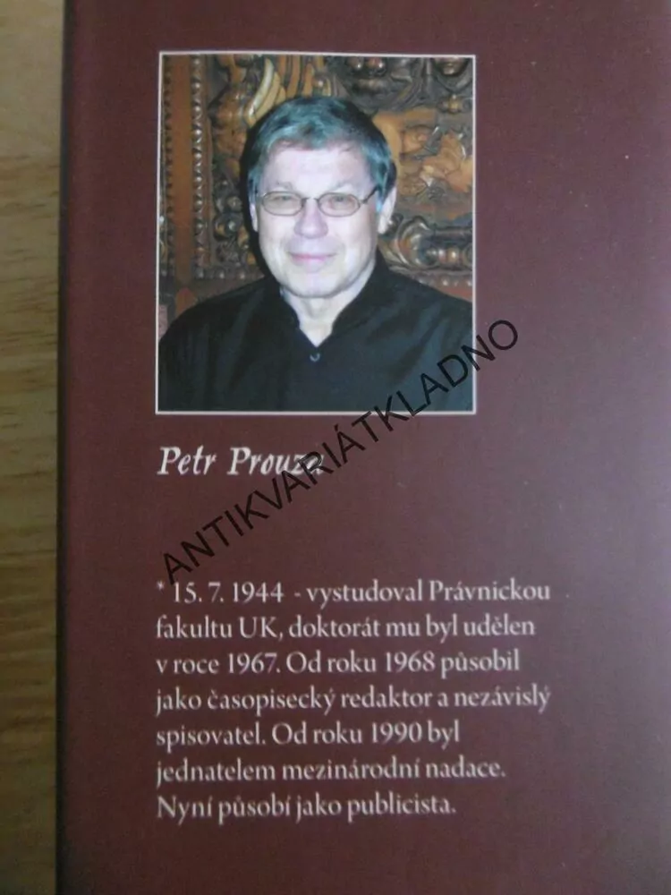CTITELÉ KATASTROF A HITLEROVA TUŽKA, PETR PROUZA, **an