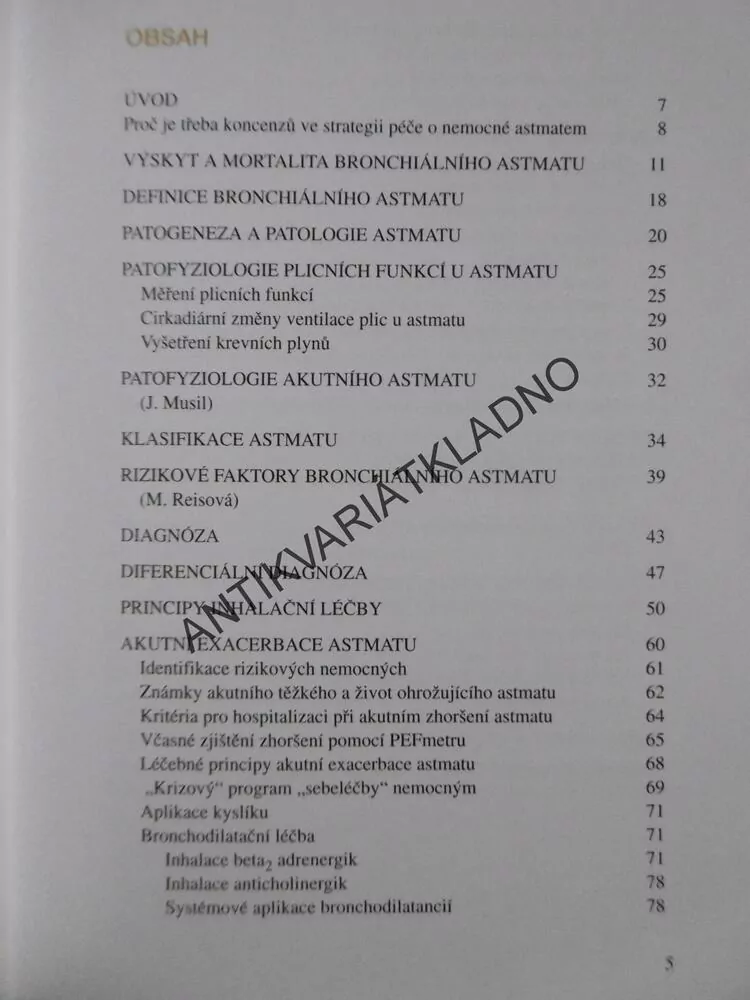 BRONCHIÁLNÍ ASTMA, PRINCIPY SLEDOVÁNÍ A LÉČBY, VLADIMÍR VONDRA, GÖRAN STIKSA, **an