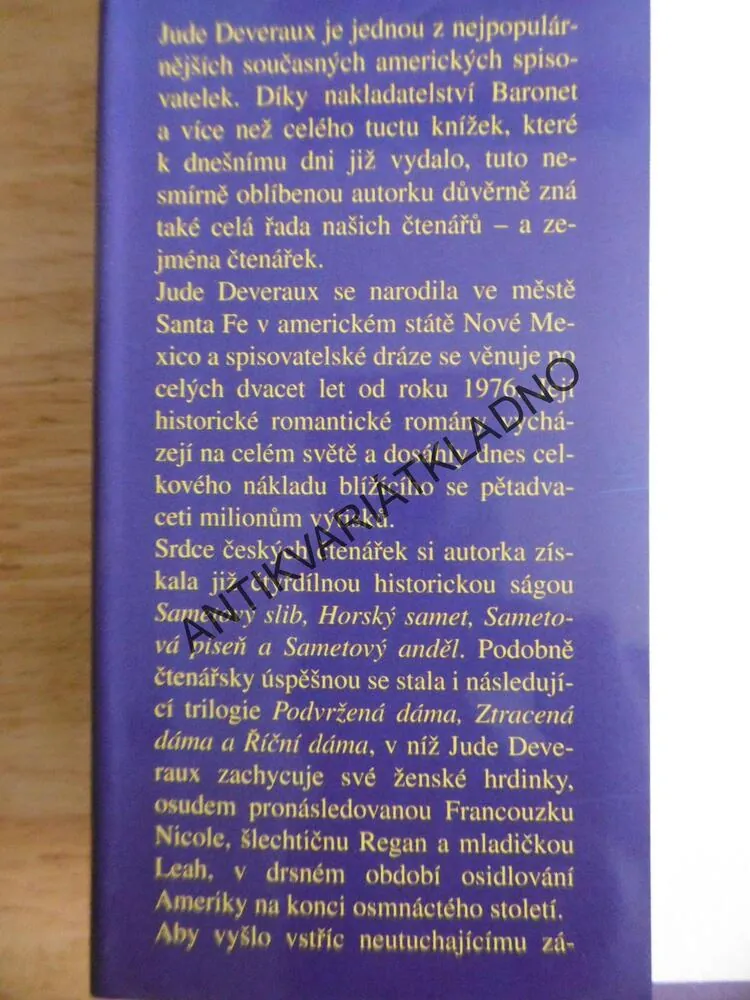 SAMETOVÝ SLIB, JUDE DEVERAUX, **an