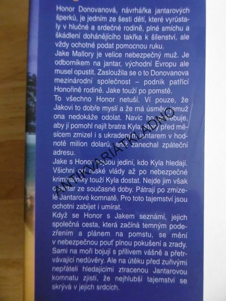 JANTAROVÁ PLÁŽ, ELIZABETH LOWELLOVÁ, **an