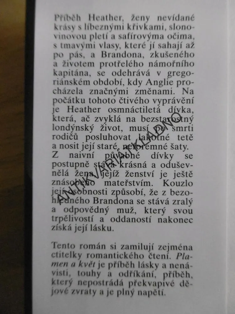 PLAMEN A KVĚT, K.E.WOODIWISSOVÁ, **an