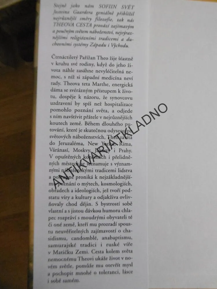 THEOVA CESTA, CATHERINE CLÉMENTOVÁ, **an