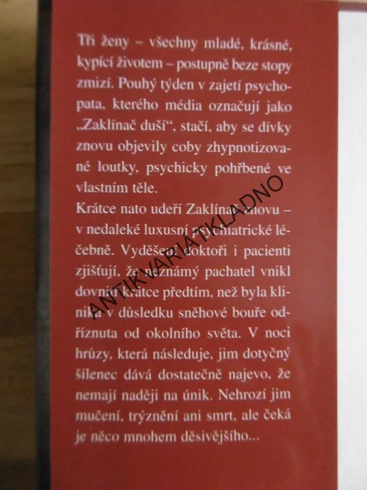 ZAKLÍNAČ DUŠÍ, SEBASTIAN FITZEK, **an