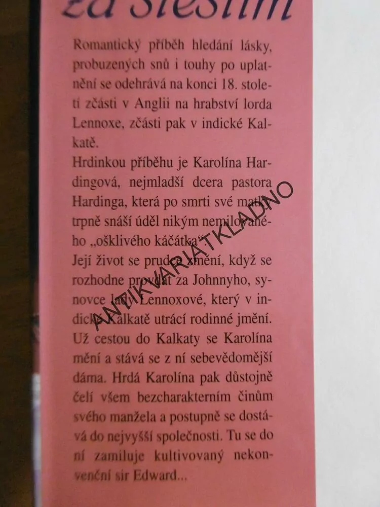 CESTA ZA ŠTĚSTÍM, JOANNA TROLLOPE, **an