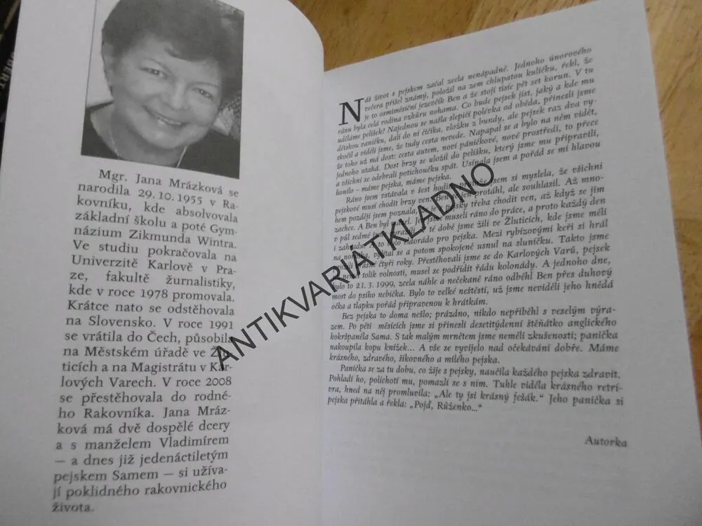 S POZDRAVEM TVŮJ SAM, JANA MRÁZKOVÁ, **an