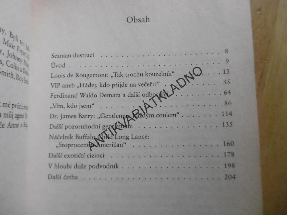 PODVODNÍCI, HOCHŠTAPLEŘI, SEDMILHÁŘI, SARAH BURTON, **an