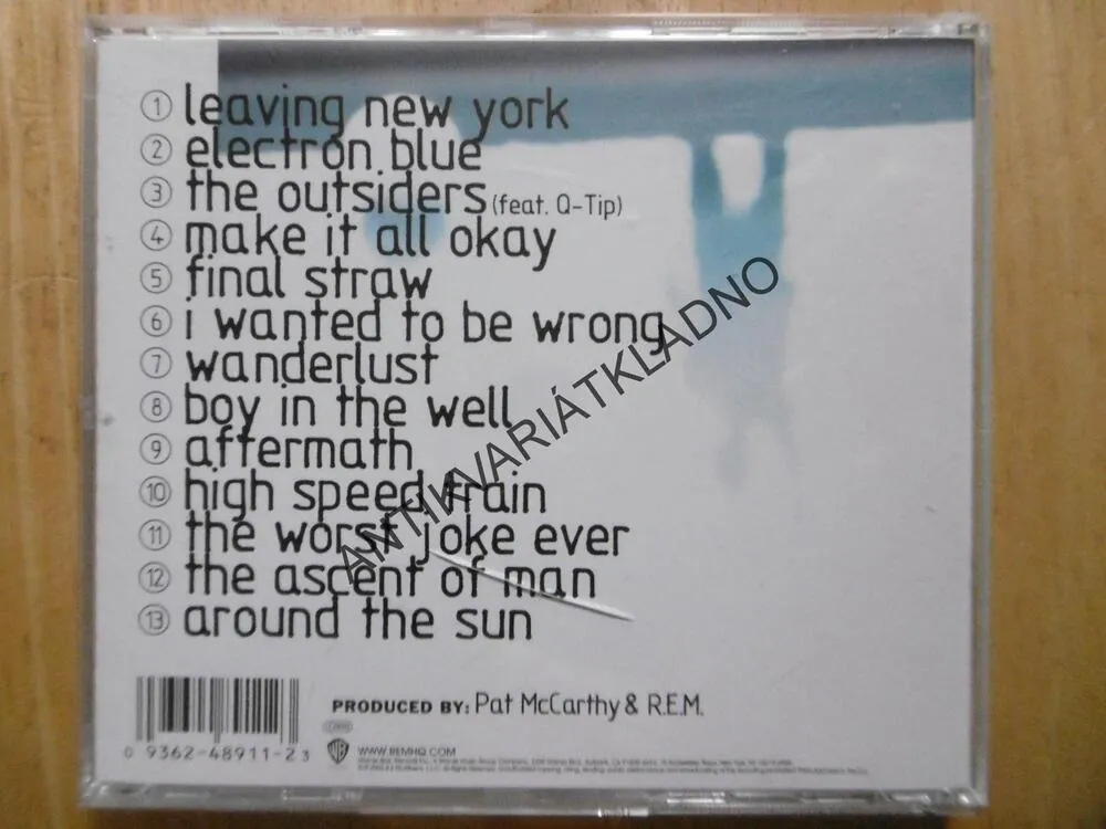 R. E. M., AROUND THE SUN, CD HUDBA