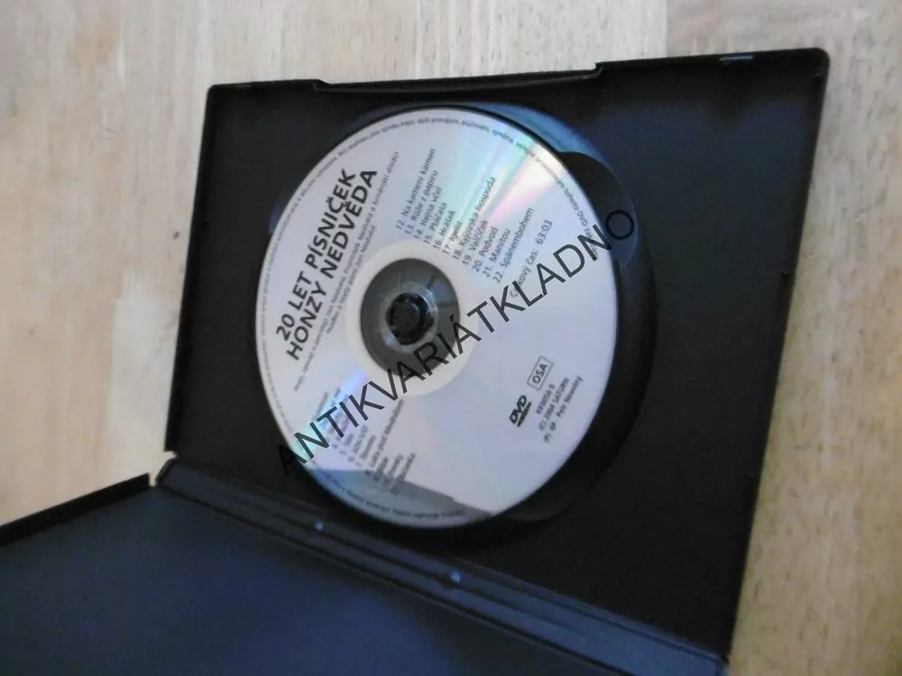 20 LET PÍSNIČEK HONZY NEDVĚDA, DVD HUDBA