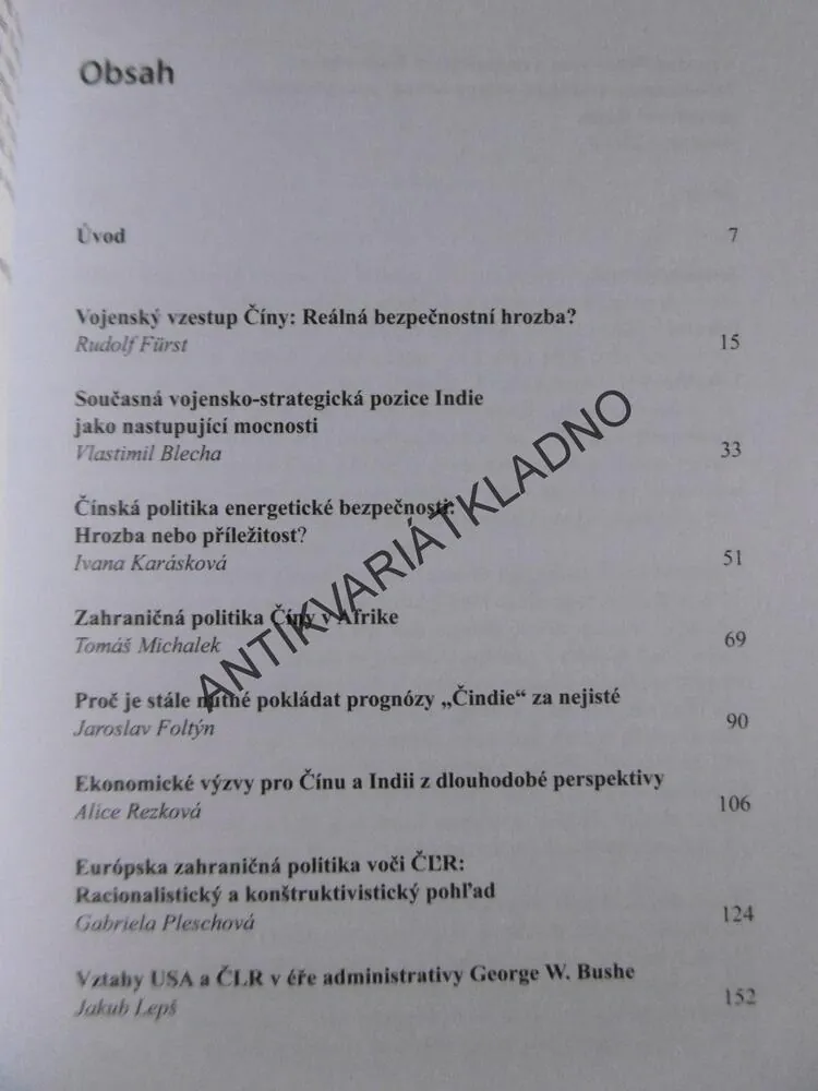VZESTUP INDIE A ČÍNY: PŘICHÁZÍ ASIJSKÉ STOLETÍ?, RUDOLF FURST, **an