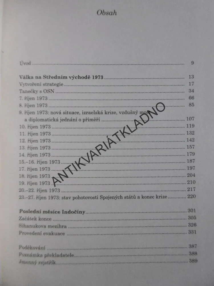 KRIZE, HENRY KISSINGER, **an