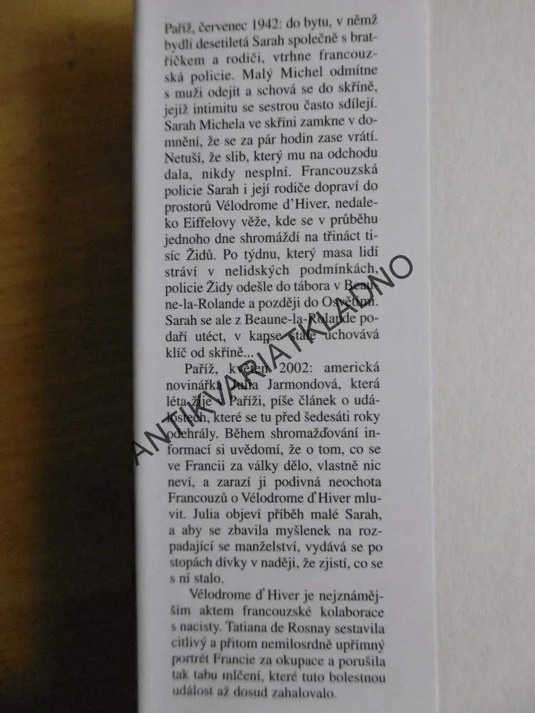 KLÍČ K MINULOSTI, TATIANA DE ROSNAY, **an