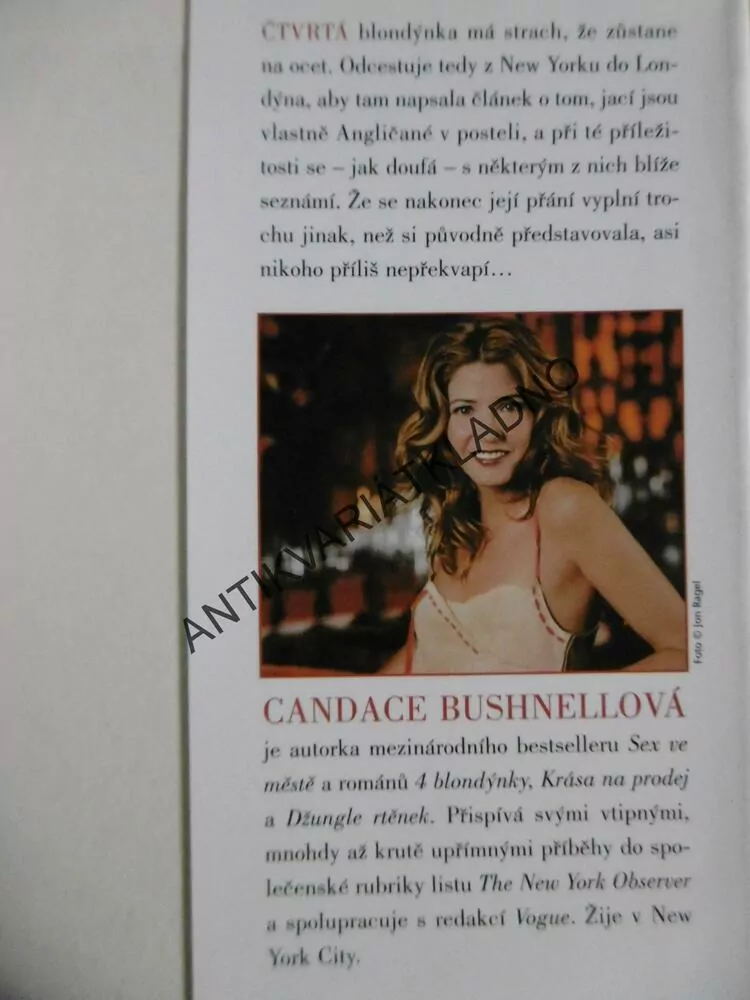 4 BLONDÝNKY, CANDANCE BUSHNELLOVÁ, **an