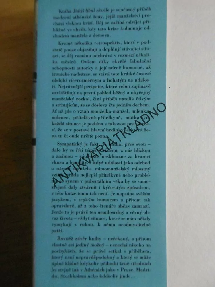 JIDÁŠ LÍBAL SKVĚLE, MAIRA PAPATHANASOPOULOU, **an