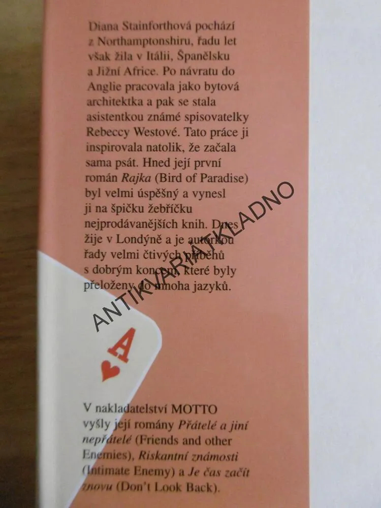LÁSKA VE HŘE, DIANA STAINFORTHOVÁ, **an