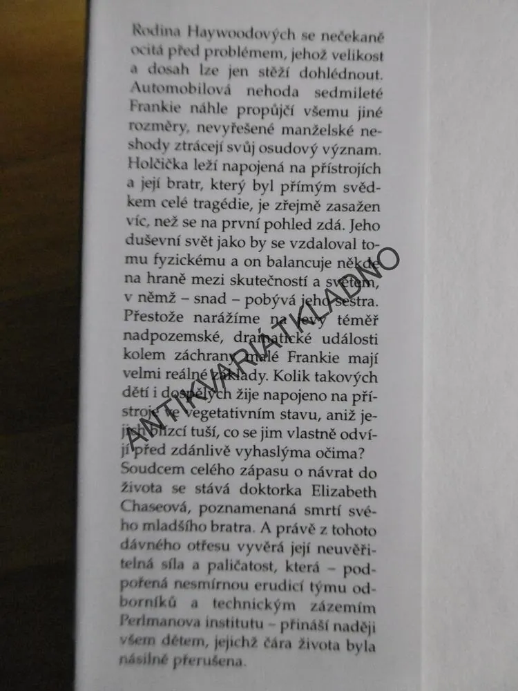 LAZAROVO DÍTĚ, ROBERT MAWSON, **an