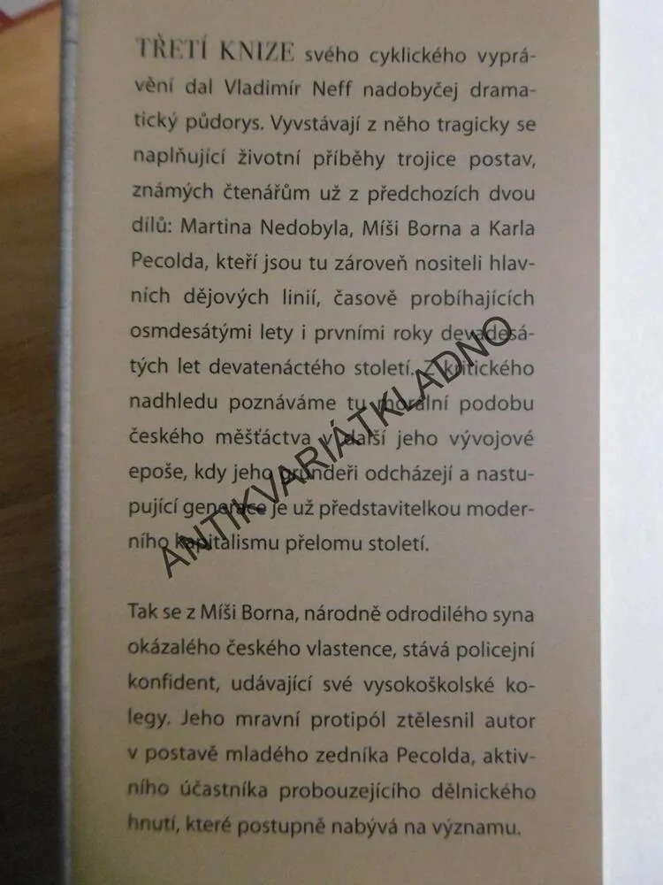 ZLÁ KREV, VLADIMÍR NEFF, **an