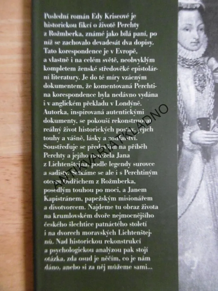 PERCHTA Z ROŽMBERKA ANEB BÍLÁ PANÍ, EDA KRISEOVÁ, **an
