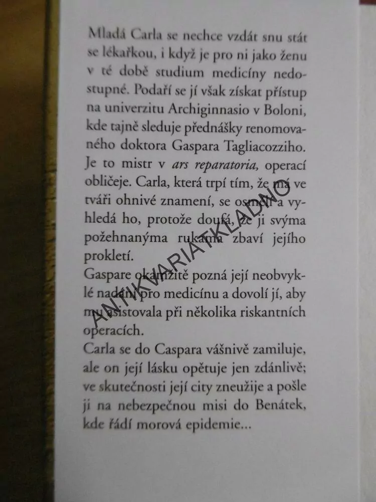 DOKTORKA Z BOLONĚ, WOLF SERNO, **an