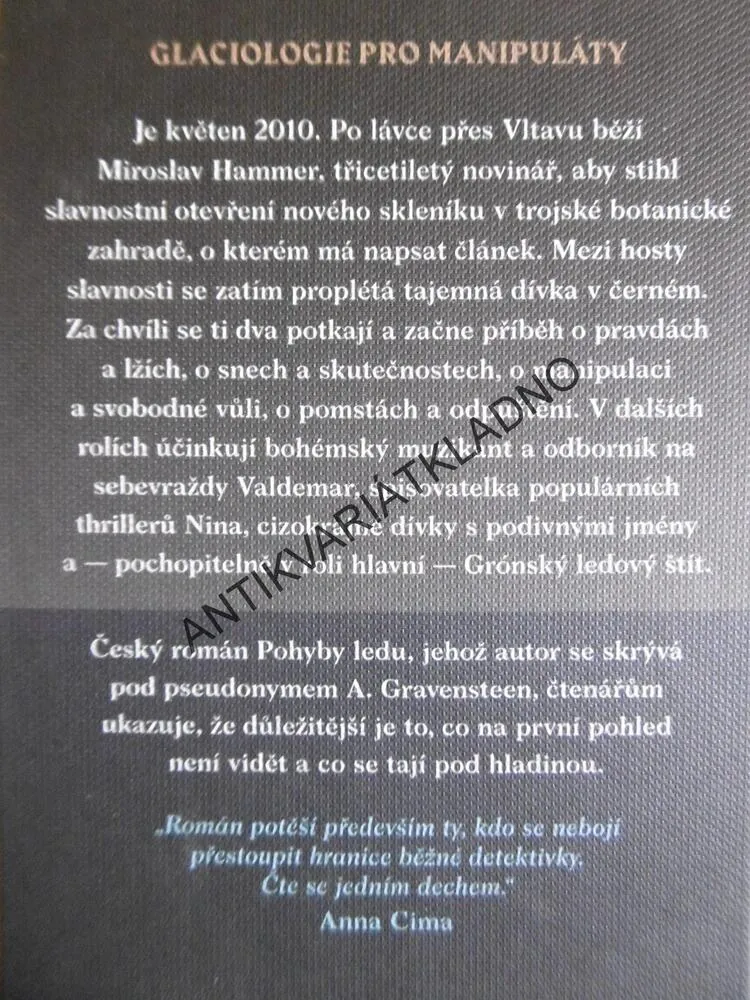 POHYBY LEDU, A. GRAVENSTEEN, **an