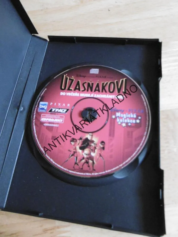 ÚŽASŇÁKOVI, DISNEY, DVD FILM