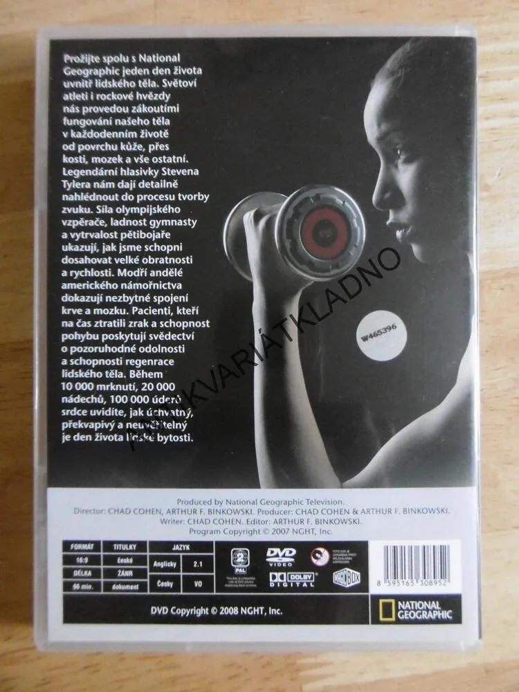 NEUVĚŘITELNÉ LIDSKÉ TĚLO, DVD FILM