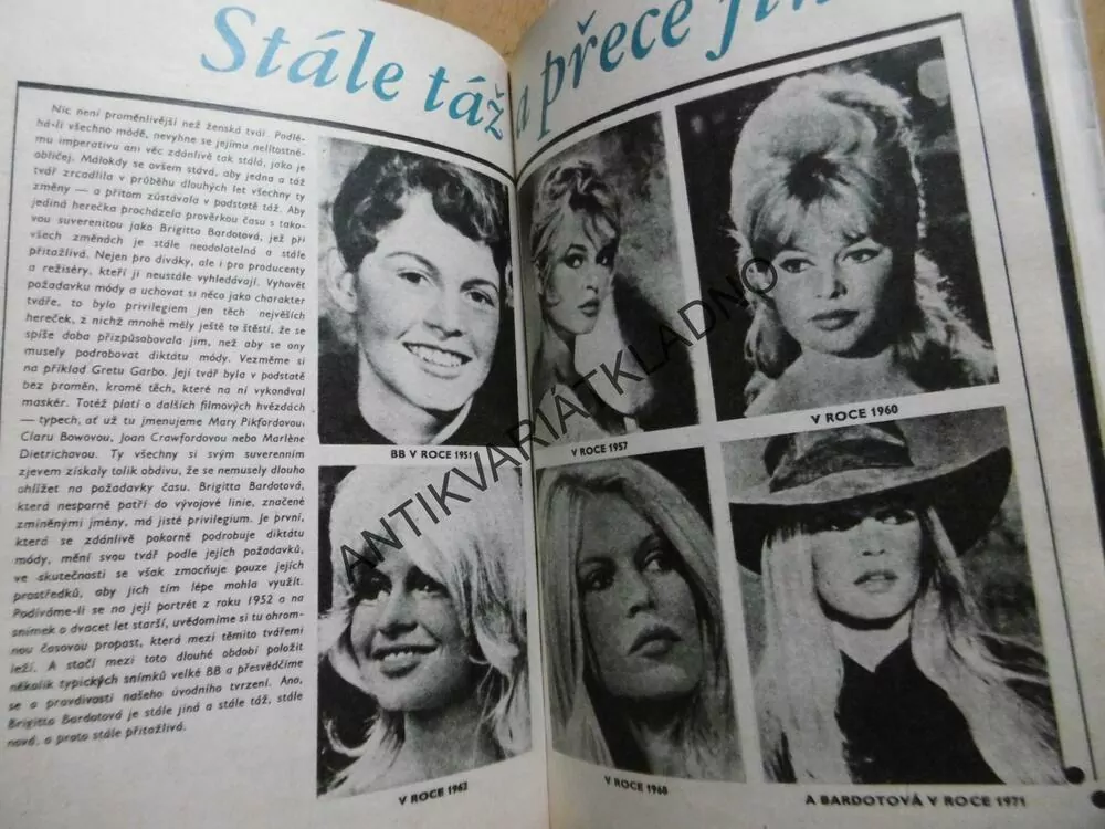 FILMOVÝ MAGAZÍN 1973, KVĚTA FIALOVÁ, **an