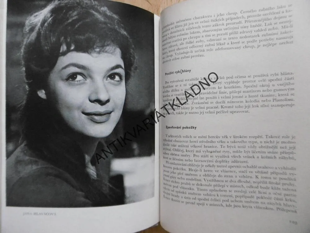 LÍČENÍ VE FILMU, NA DIVADLE A V TELEVIZI, VLASTIMIL BOUBLÍK, OTAKAR KOŠŤÁL