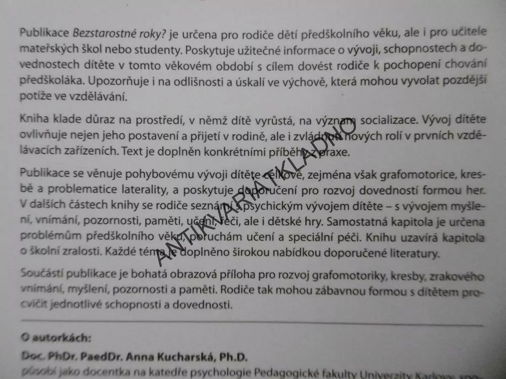 BEZSTAROSTNÉ ROKY?, ANNA KUCHARSKÁ, DANIELA ŠVANCAROVÁ, 2 NOVÉ KNIHY VE FOLII, **an