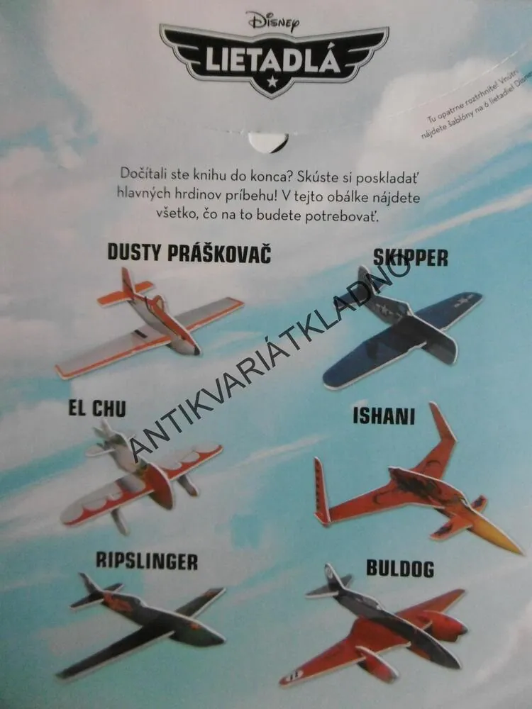 RÝCHLOSŤ VO VZDUCHU, LETADLA, DISNEY, PIXAR, SLOVENSKY, **an