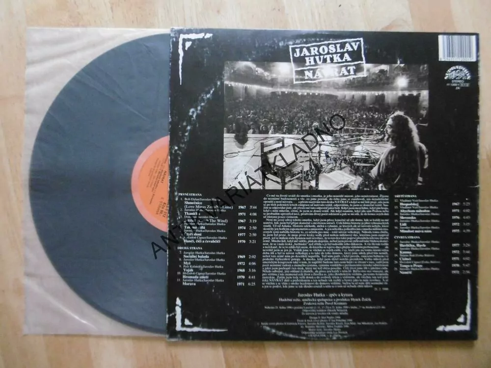 JAROSLAV HUTKA, NÁVRAT, 2 LP