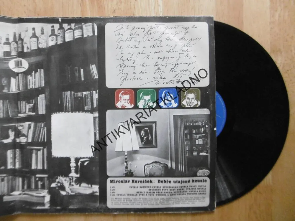 MIROSLAV HORNÍČEK, DOBŘE UTAJENÉ HOUSLE, 2 LP