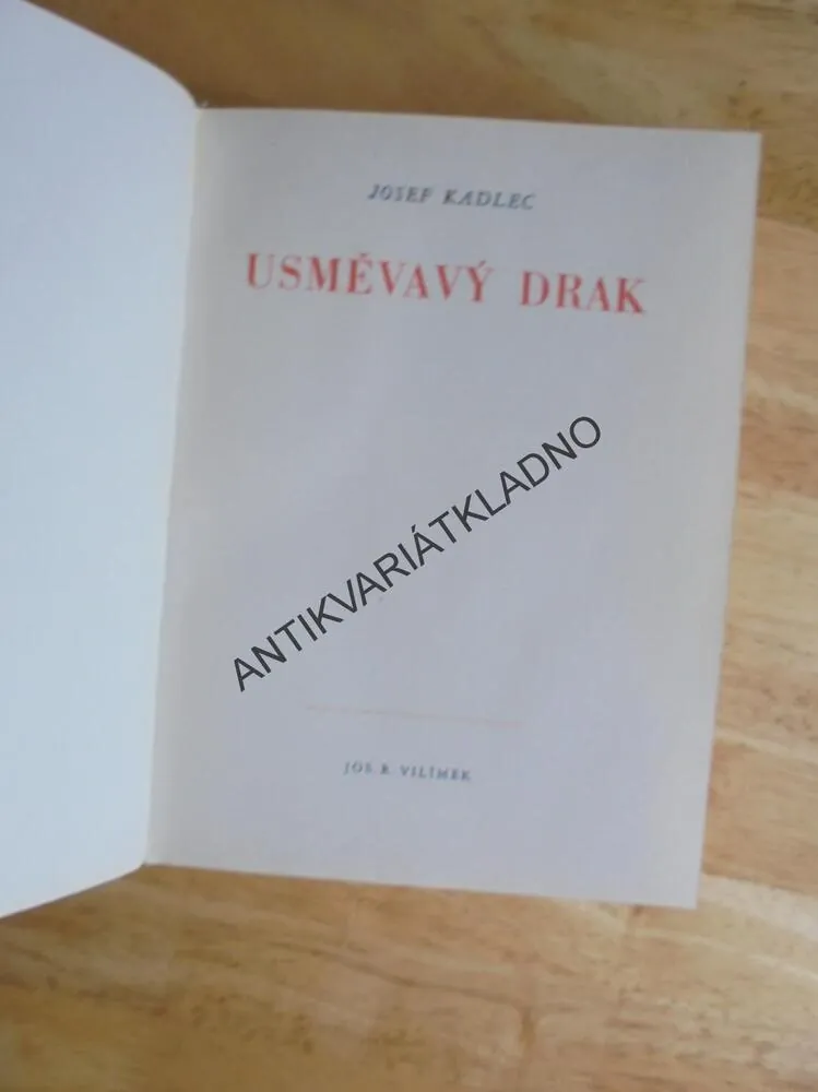USMĚVAVÝ DRAK, JOSEF KADLEC, 1948
