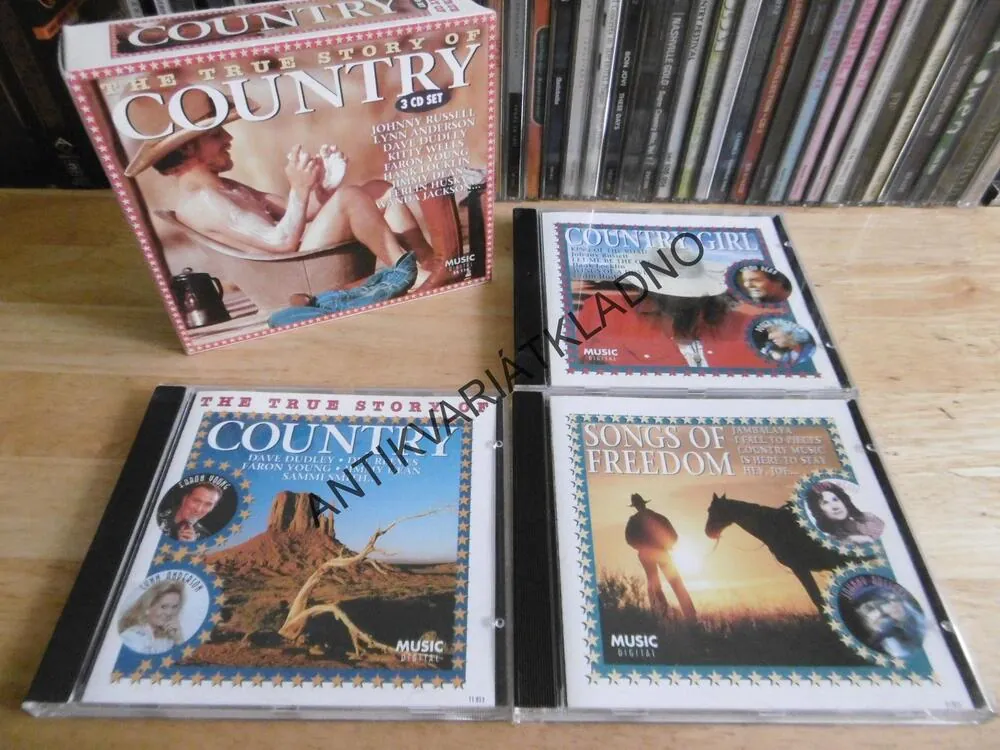THE TRUE STORY OF COUNTRY, VÝBĚR PÍSNÍ, 3 CD, CD HUDBA