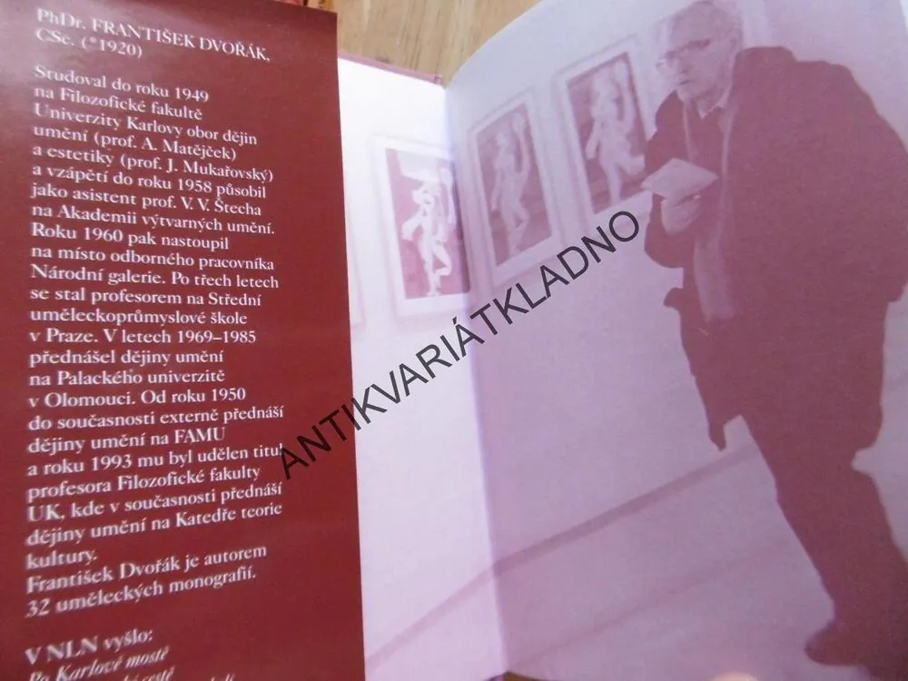 MŮJ ŽIVOT S UMĚNÍM, FRANTIŠEK DVOŘÁK, **an