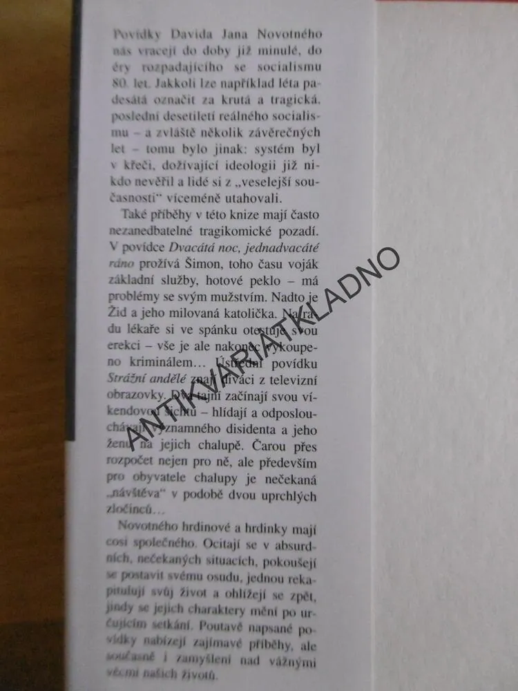 STRÁŽNÍ ANDĚLÉ, DAVID JAN NOVOTNÝ, **an