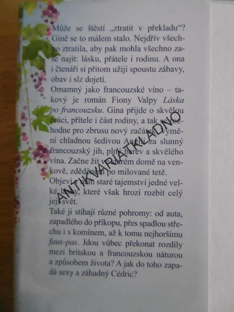 LÁSKA PO FRANCOUZSKU, FIONA VALPY, **an