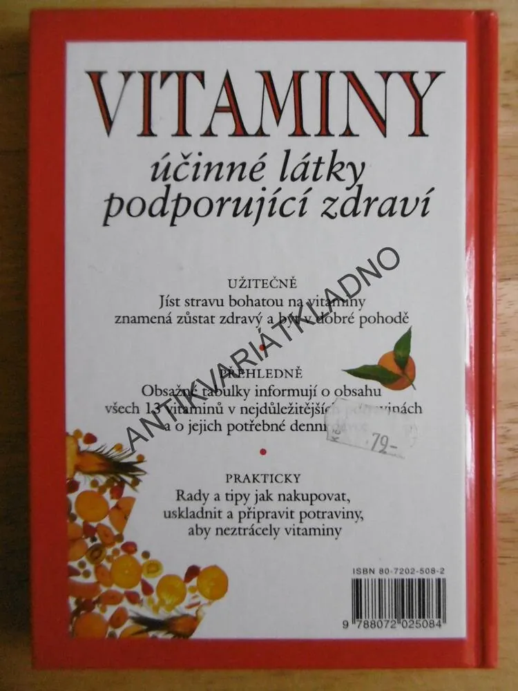 VITAMÍNY, TABULKY VITAMÍNOVÝCH PREPARÁTŮ, UNGEROVÁ