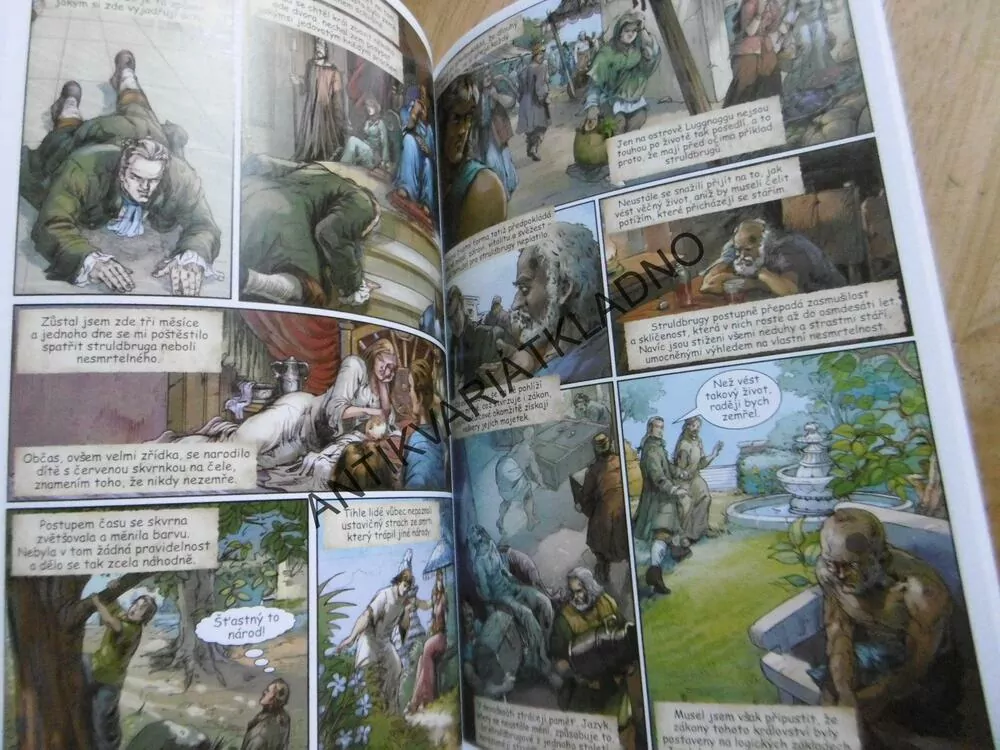 GULLIVEROVY CESTY, JONATHAN SWIFT, KOMIKS, LEWIS HELFAND, **an
