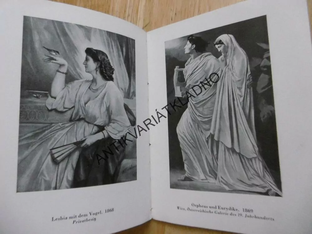 ANSELM FEUERBACH, NĚMECKY, 60 OBRÁZKŮ + TEXT,
