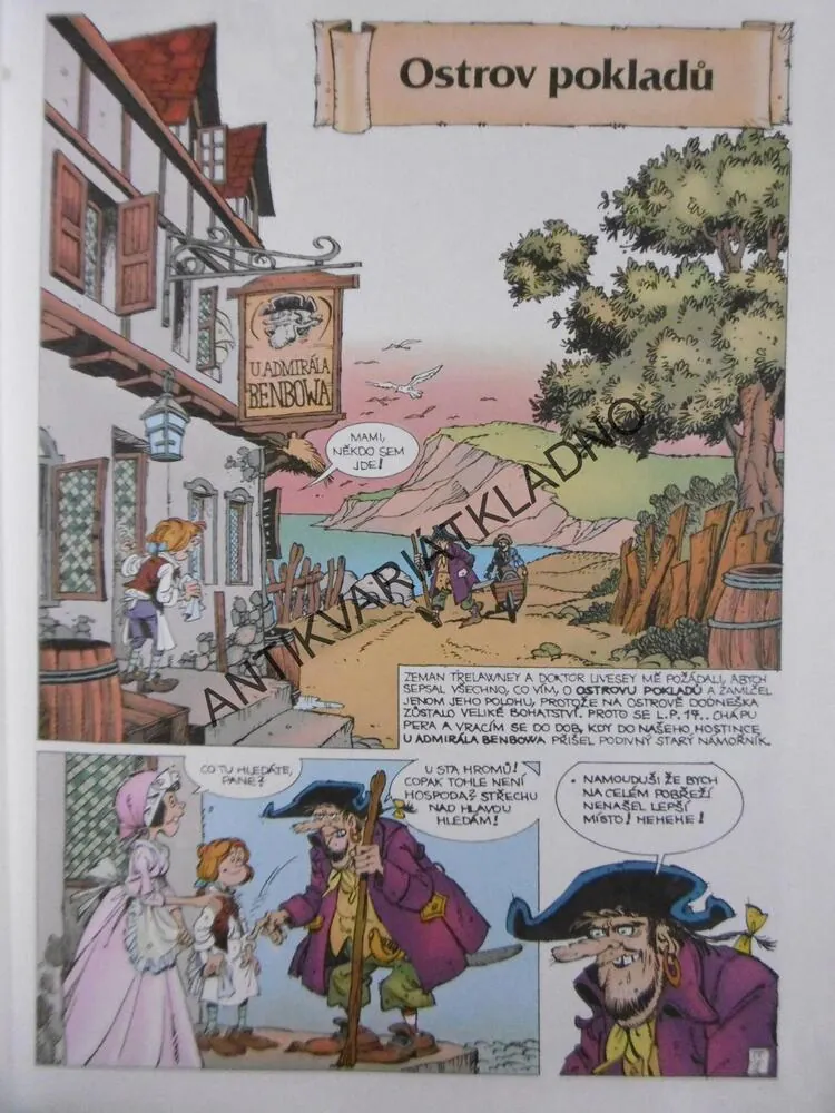 OSTROV POKLADŮ PODLE ROBERTA LOUISE STEVENSONA, **an